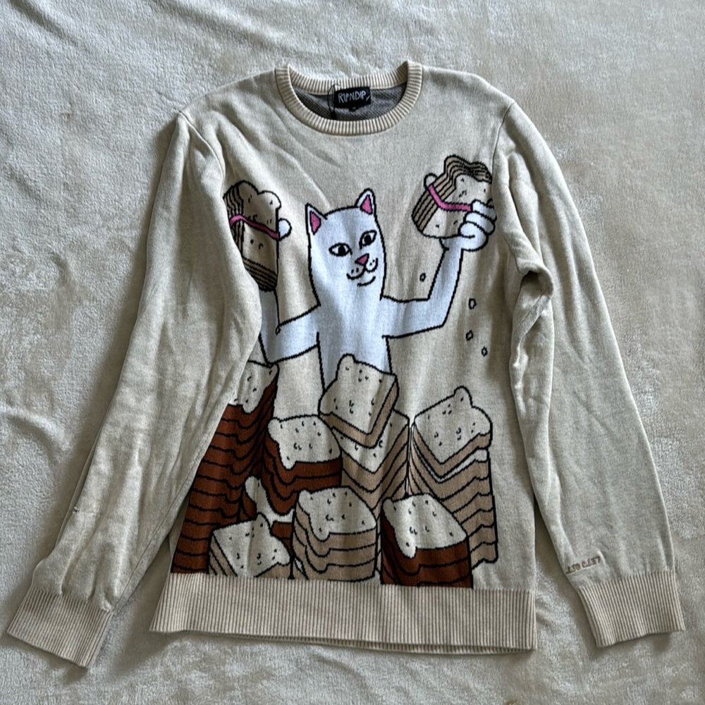 RipNDip cotton sweater